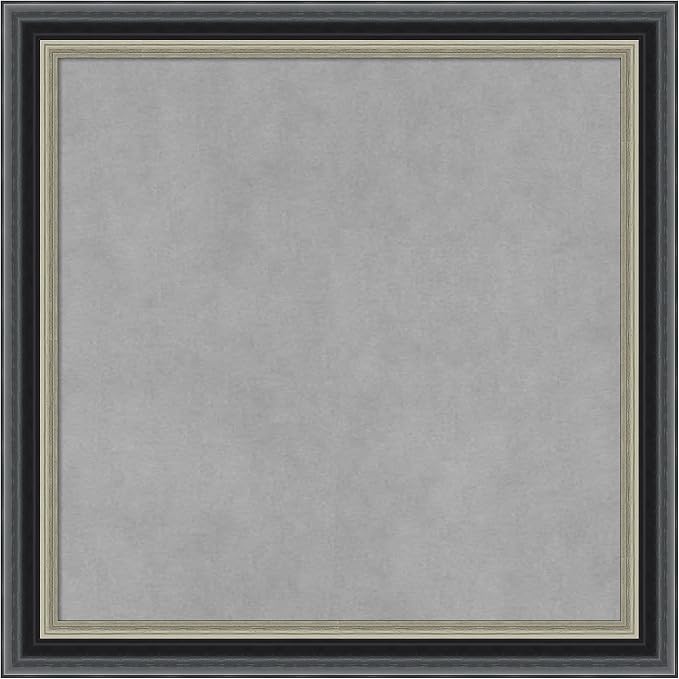 Amanti Art Black Framed Magnetic Board 19x19 Small Vision Board by AmantiArt