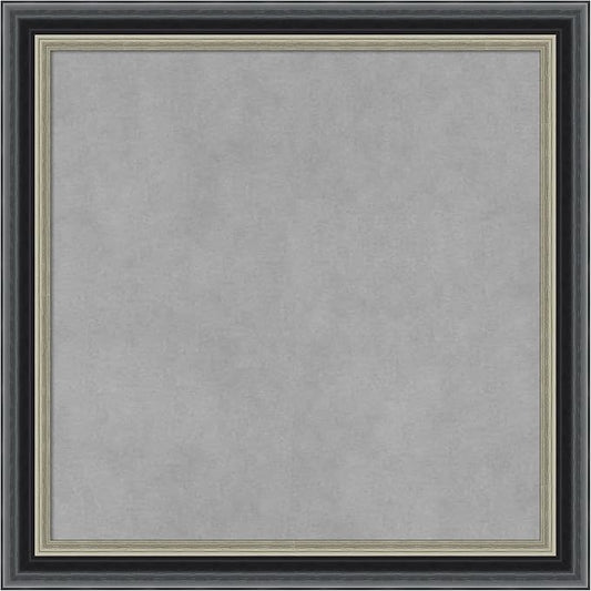 Amanti Art Black Framed Magnetic Board 19x19 Small Vision Board by AmantiArt