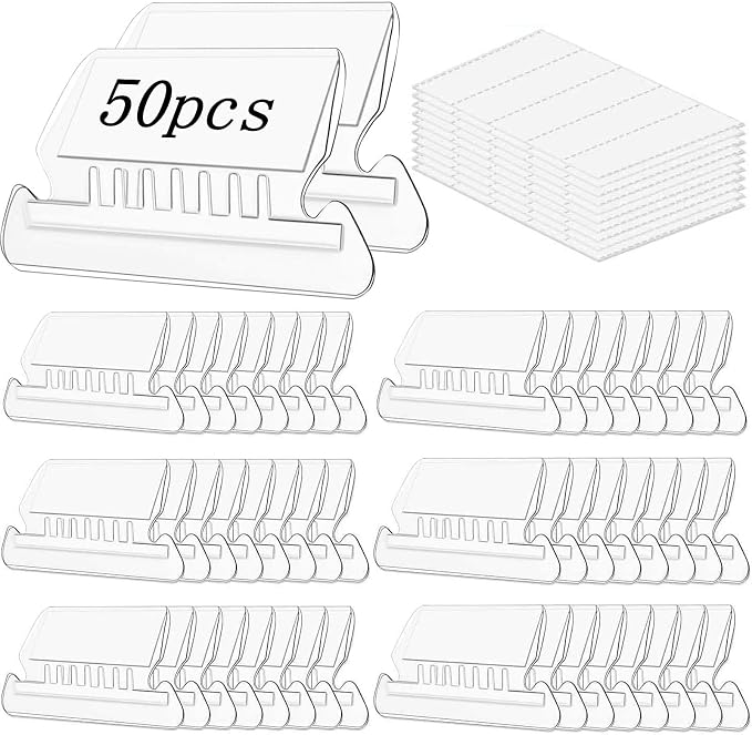 Folder Labels, 50+50 Sets of Hanging Folder Label Tabs and Inserts by JIMROLA