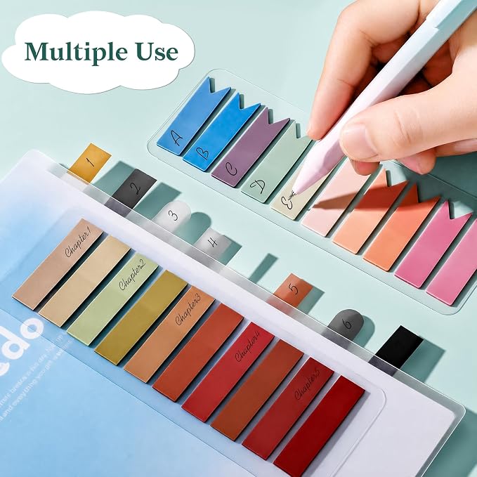 Temiary 2600 Pcs Transparent Sticky Index Tabs - Image 4
