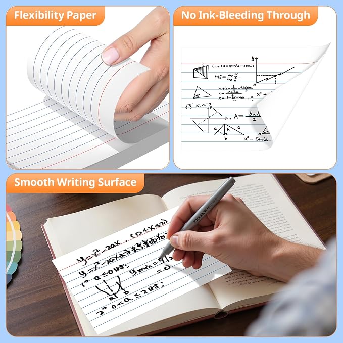 Index Cards 4x6, Lined Flashcards Notecards, Note Cards - Image 3