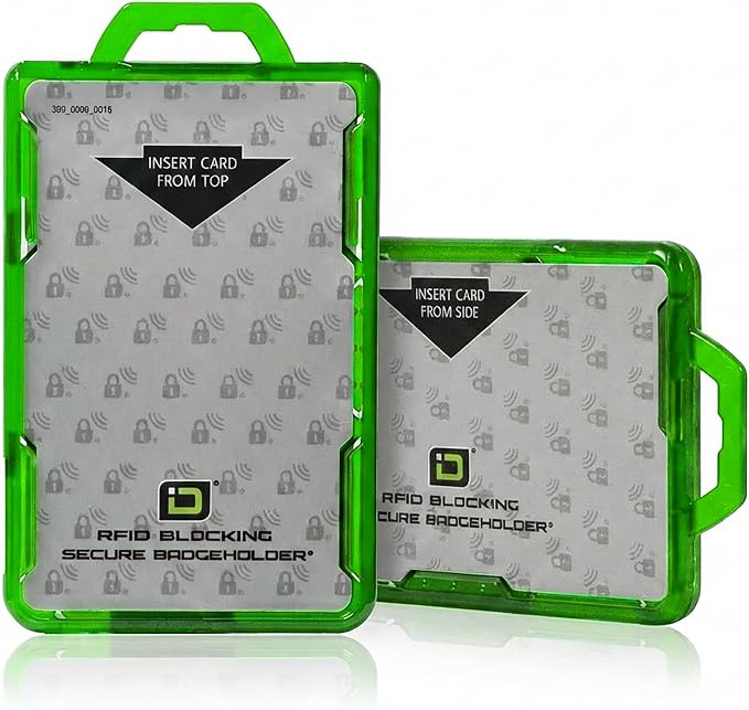 ID Stronghold - Pack of 5 - RFID Blocking Secure Badge Holder - Duolite 2 Card - Image 2