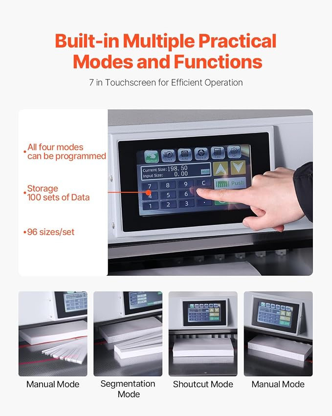 VEVOR Electric Paper Cutter, Heavy-Duty Trimmer - Image 3