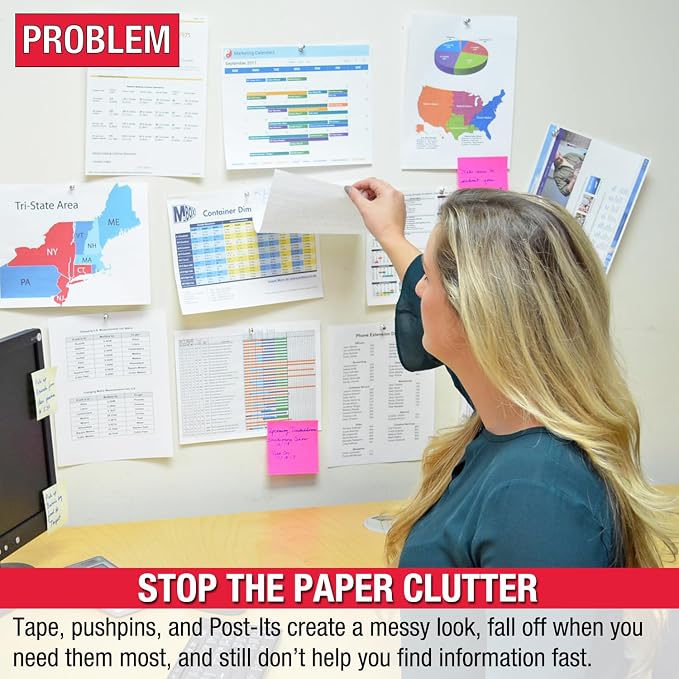 Ultimate Office AdjustaView 20-Pocket Desk Reference Organizer - Image 2