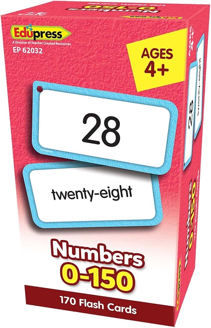 Teacher Created Resources Numbers 0-150 Flash Cards by TeacherCreatedResourcesOS