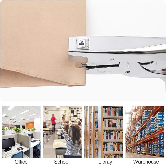 2 PCS Heavy Duty Stapler with 4000 Staples, Plier Stapler 25 Sheets Capacity - Image 7