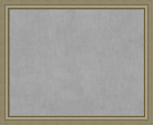 Amanti Art Silver Framed Magnetic Board 37x45 X-Large Vision Board by AmantiArt