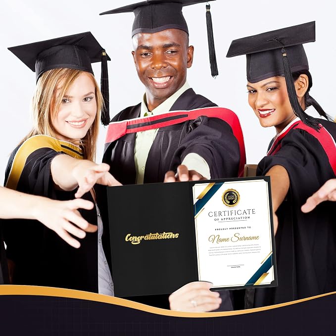 Sherr 100 Pcs Black Certificate Holders - Image 6