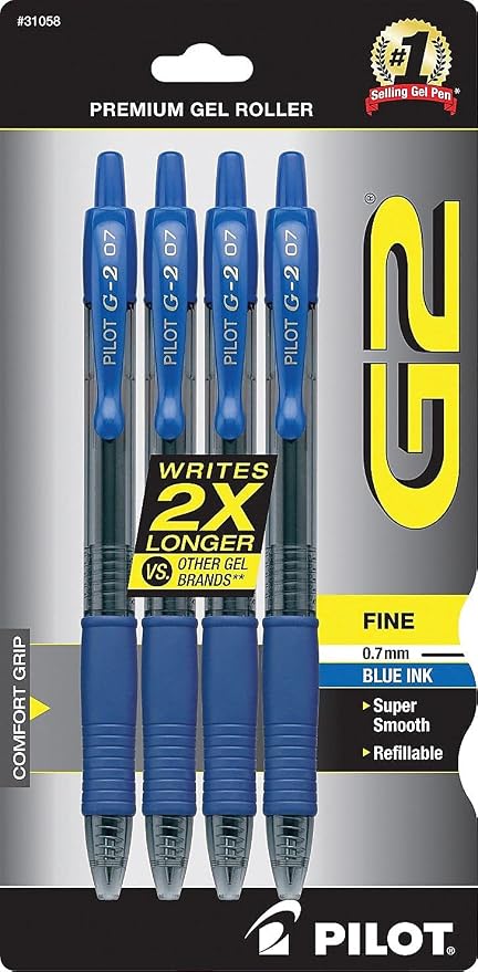Pilot G2 Premium Gel Roller Pens, Fine Point 0.7 mm, Journaling, and Office - Image 4