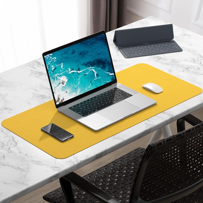 Hsurbtra Desk Pad, XL Extended Mouse Pad, Waterproof Desktop Blotter Protector - Image 7