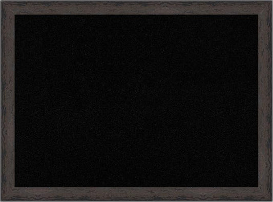 Amanti Art Black Cork Board for Wall, 23x31 Vision Board with Black Wood Frame, Medium Corkboard Office Decor for Home Organization, Modern Corkboard Pinboard to Display Items for Home Organization-DeskLoop Office