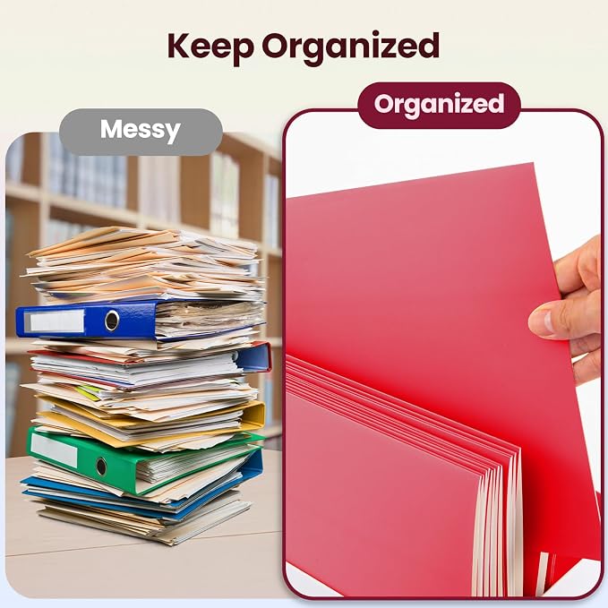 BIBRADAA® 100 Packs Color Folders - Image 3