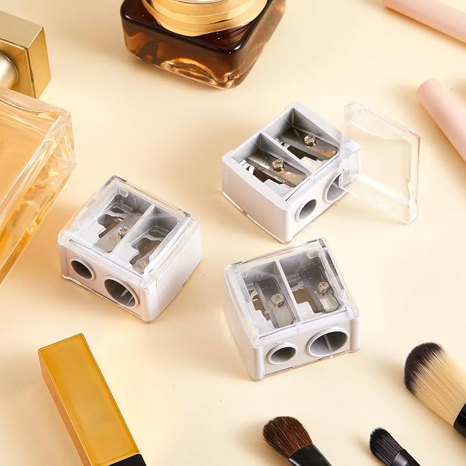 Chuangdi 5 Pack Makeup Pencil Sharpener Plastic Lip Liner Pencil Eyeliner - Image 7