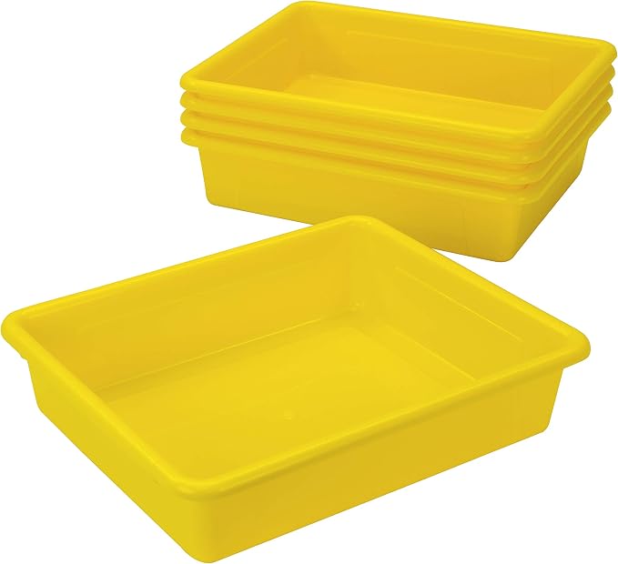 Storex Letter Size Flat Storage Tray – Organizer Bin - Image 3