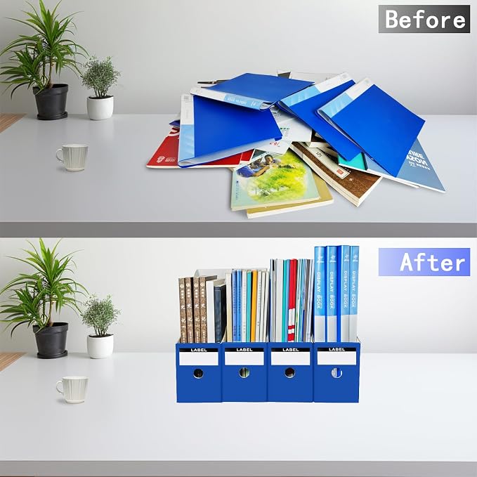 Limitliho 2 Pack Cardboard Magazine File Holder - Image 5