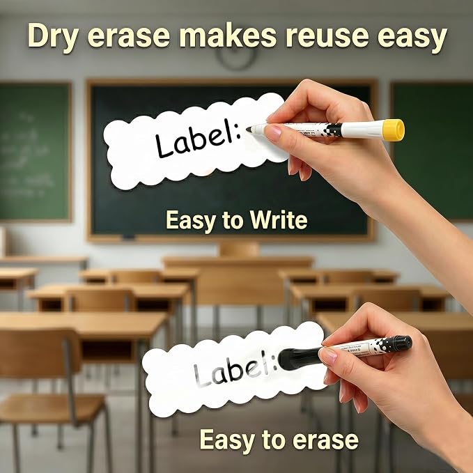 Magnetic Dry Erase Labels 54 Pack - Image 6