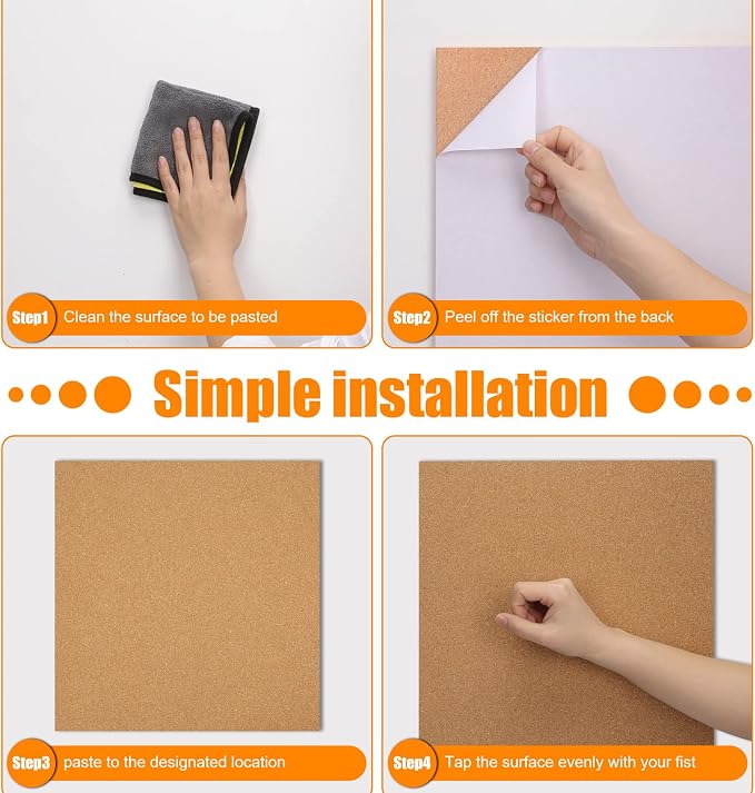 Cork Board Tiles 12"x12" - Image 6