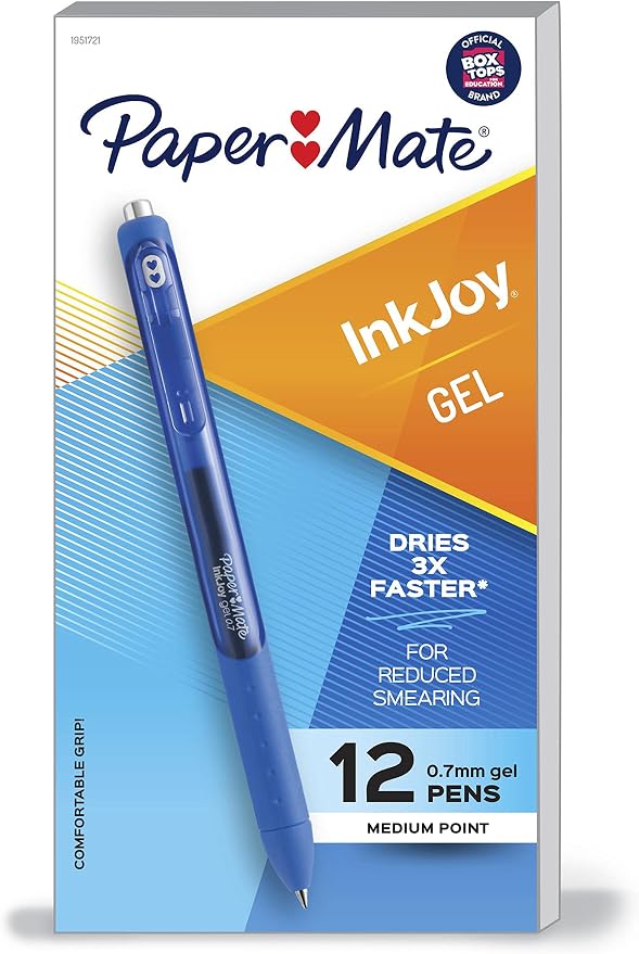 Paper Mate InkJoy Gel Pens, Medium Point, Pure Blue - Image 7