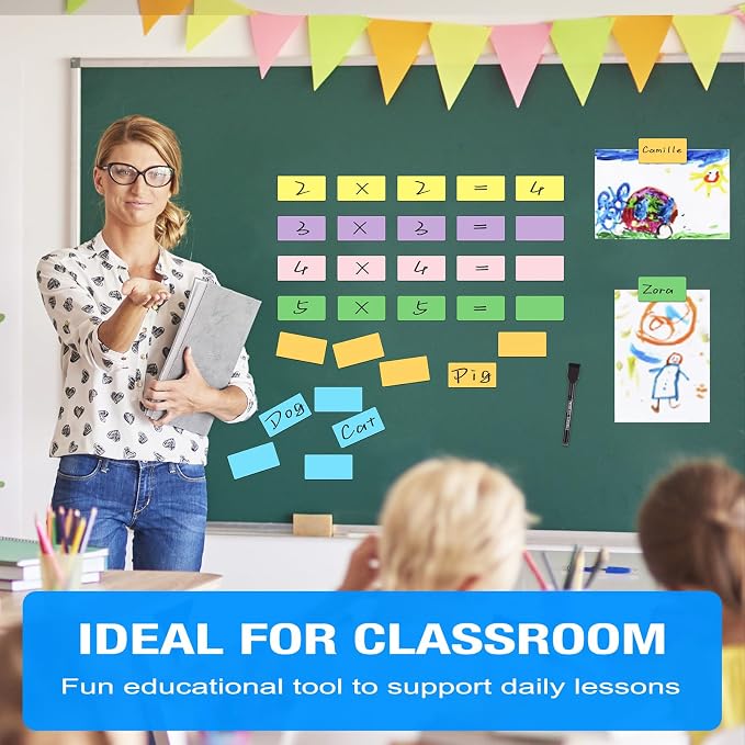 Reusable Magnetic Sticky Notes: 30PCS 2"x4" Dry Erase Magnets Labels - Image 6