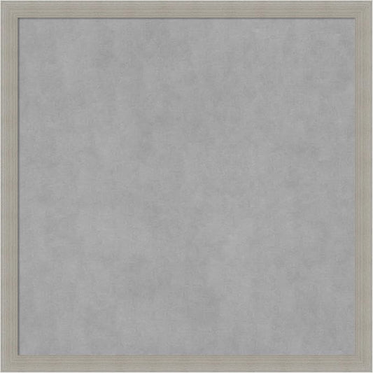 Amanti Art Grey Framed Magnetic Board 26x26 Medium Vision Board by AmantiArt