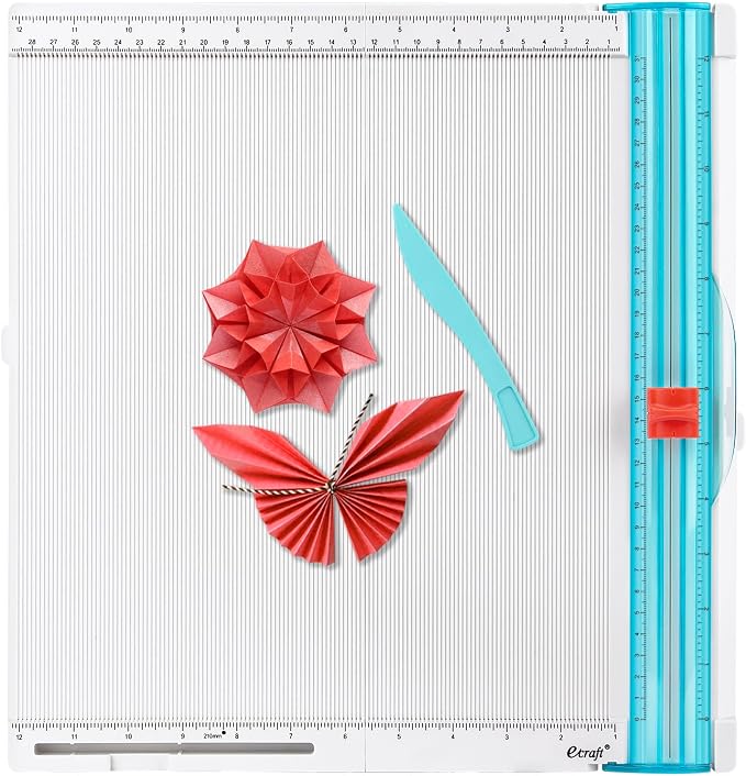 Ecraft 12 x 12inch Paper Trimmer Cutter Score Board, Scoring Tool by ecraft