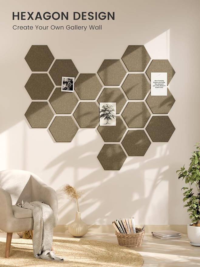 Fluxynara Hexagon Cork Board Alternative - Image 6