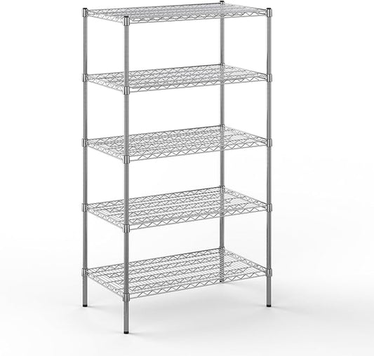 Regal Altair 21" Deep x 36" Wide x 64" Height Wire Shelving Kit | 5-Tier | NSF by Regal+Altair