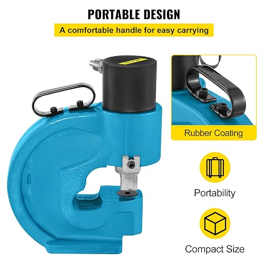 Happybuy CH-70 Hydraulic Hole Punching Tool 35T Hole Digger Force Puncher - Image 6