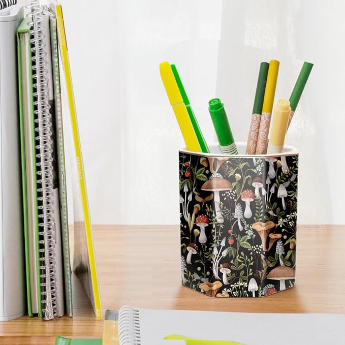 Cute Ceramic Pen Holder for Desk, Pencil Pen Cup, Makeup Brush Holder, Desktop - Image 4