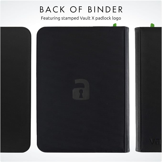 Vault X 9 Pocket Zip Binder, 360 Cards, Exo-Tec Material, 20 Side-Loading Pages - Image 9