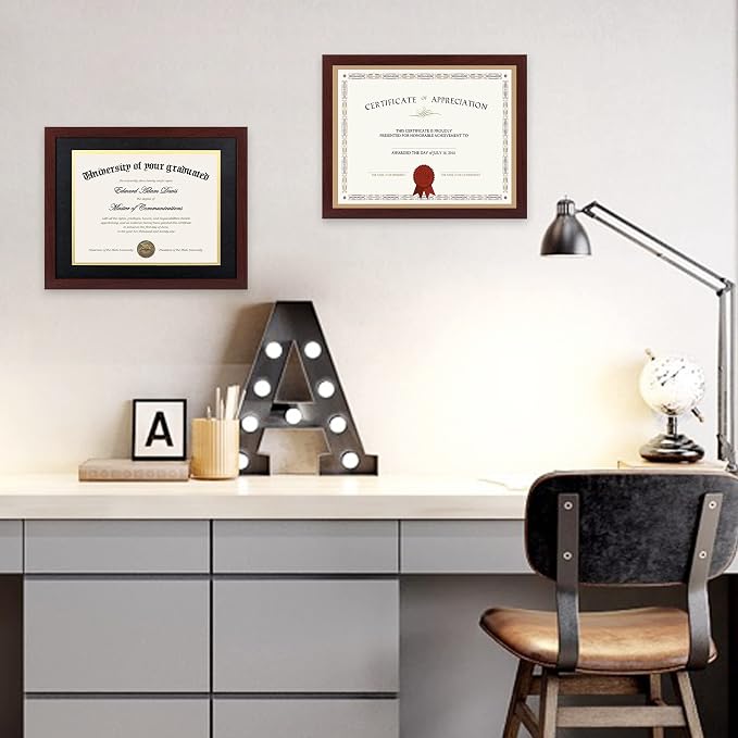 upsimples 11x14 Diploma Frame Certificate Degree Document Frame - Image 6