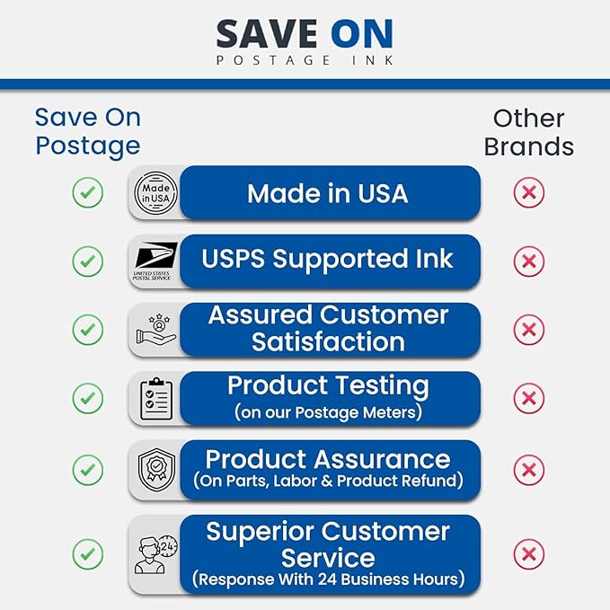 Save On Postage Ink, (2-Pack Memjet Ink Cartridge Compatible Astro 123-2412 | Memjet Ink Compatible HI-Cap Black Ink Tank for AstroJet M1 M2 S1 and M1DX | 2 Pack-DeskLoop Office