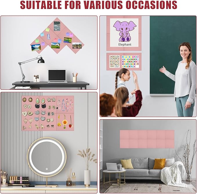 Large Cork Board Alternative 36" X 24" Bulletin Board - Image 3