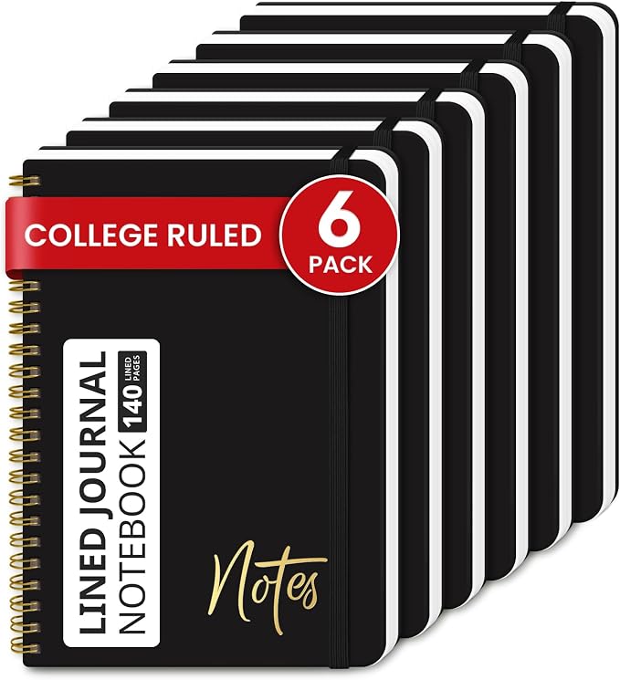 ZOTIA Lined Spiral Journal Notebook by Zotia