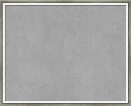 Amanti Art Silver Framed Magnetic Board 17x21 Small Vision Board by AmantiArt