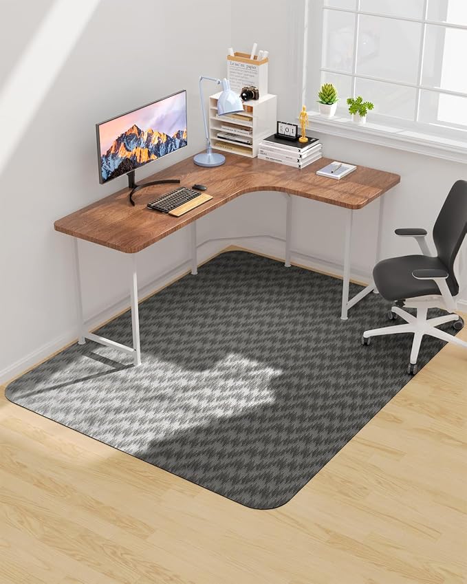 Blvornl Large Office Chair Mat for Hardwood Floor, Rolling Chair Mat for Hard by Blvornl
