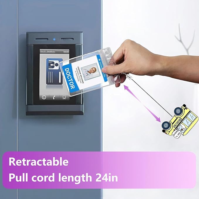 Funny Struggle Bus Badge Reel Retractable, Silly Goose Badge Reel - Image 5