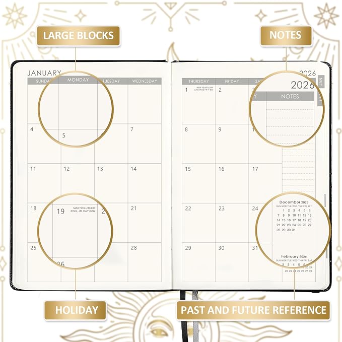 2026 Planner - Weekly Planner 2026, Jan. 2026 - Dec. 2026, 5.75" x 8.25" - Image 3