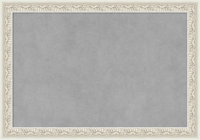 Amanti Art Silver Framed Magnetic Board 14x20 Small Vision Board by AmantiArt
