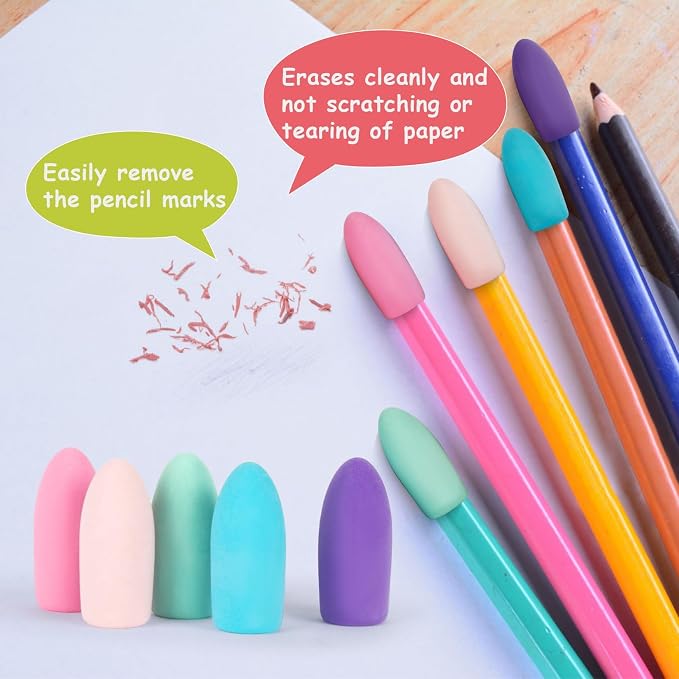 Sukh Cap Erasers for Pencils Pulk - Image 3