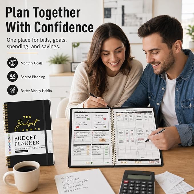 Budget Planner Account Book Monthly Expense Tracker, Saving & Debt Tracker - Image 3