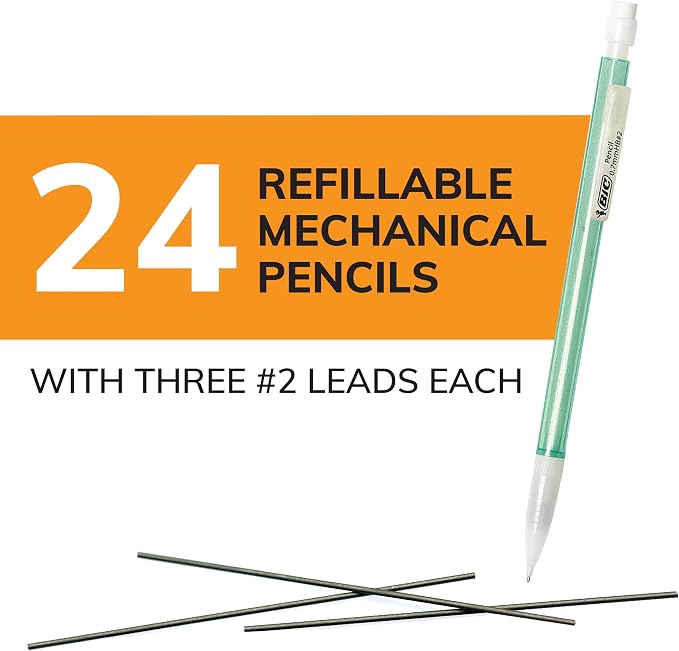BIC Xtra-Sparkle Number 2 Mechanical Pencils - Image 4