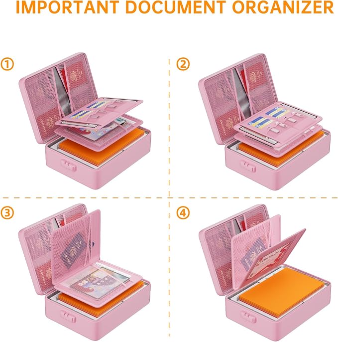 DocSafe 5200°F Fireproof Document Organizer Box - Image 6