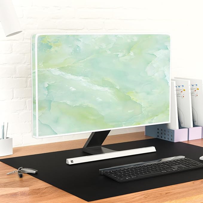 Baocicco Sage Green Marble Waterproof 26, 28 Inch Anti-Static Dustproof - Image 6