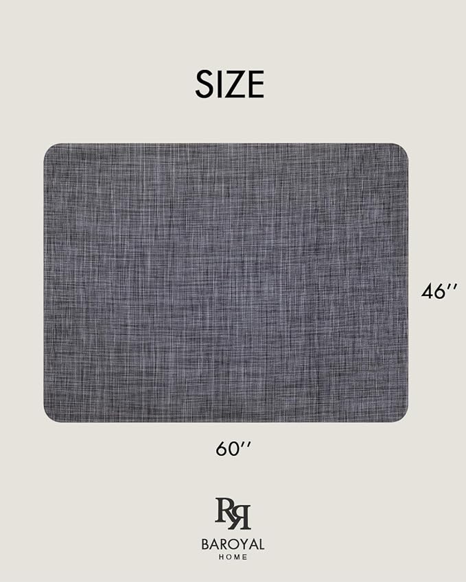 BARoyal Office Chair Mat for Hardwood Floor Under Desk Computer Rolling Chair - Image 6