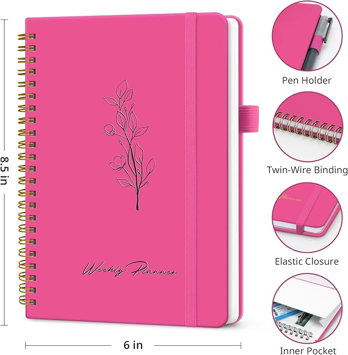 Taja Undated Weekly Planner, Weekly To Do List Notebook - Image 6