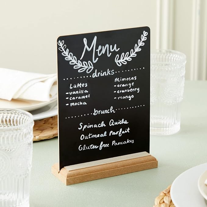 6 Pack Mini Chalkboard Signs - Image 3