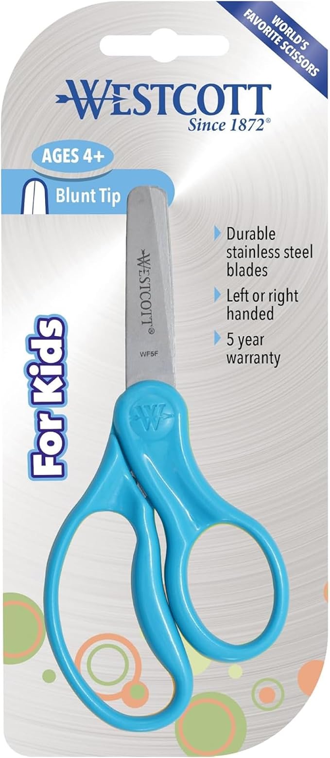 Westcott 15968 Right- and Left-Handed Scissors, Classic Kids' Scissors - Image 6