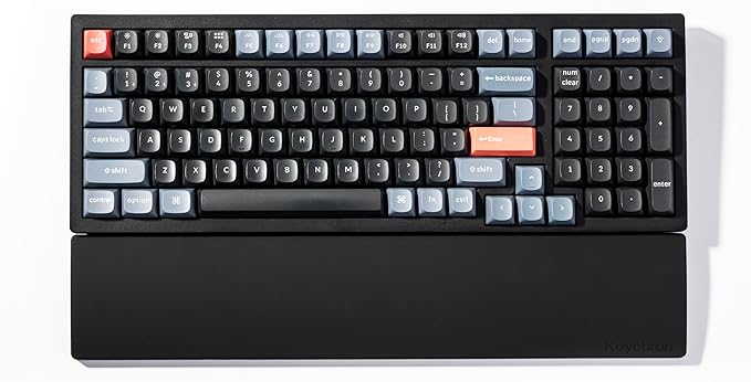 Ergonomic Silicone Wrist Rest for Keychron K4 Pro / K4 Max / Q5 / V5 / V5 Max - Image 4