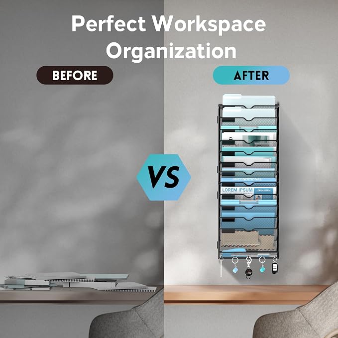 13 Tier Wall File Organizer - Image 7